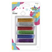 Brokat Titanum Craft-Fun Series metaliczny 6 kolor. (9903)