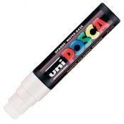 Marker suchościeralny Uni POSCA biały ścięta końcówka (PC-17k)
