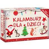 Gra karciana Kangur Kalambury dla dzieci. Gra świąteczna