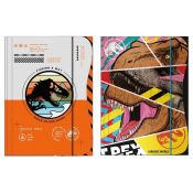 Teczka kartonowa na gumkę Jurassic park A4 mix Beniamin (0200)