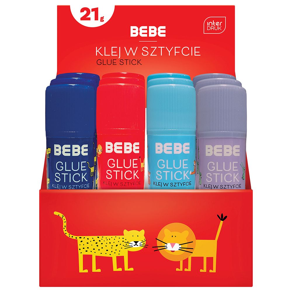 Klej w sztyfcie Bebe BB KIDS 21g 21g (5902277327840)