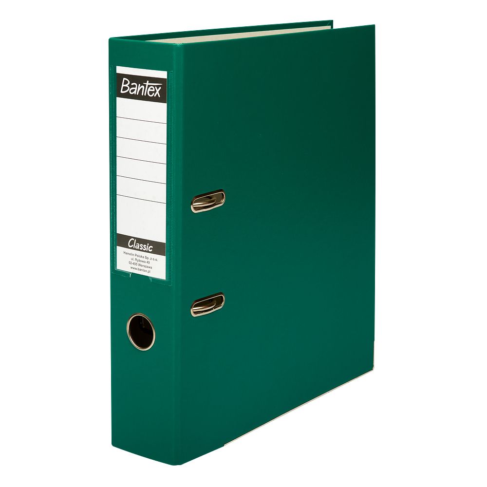 Segregator dźwigniowy Bantex Classic A4 7,5 cm zielony