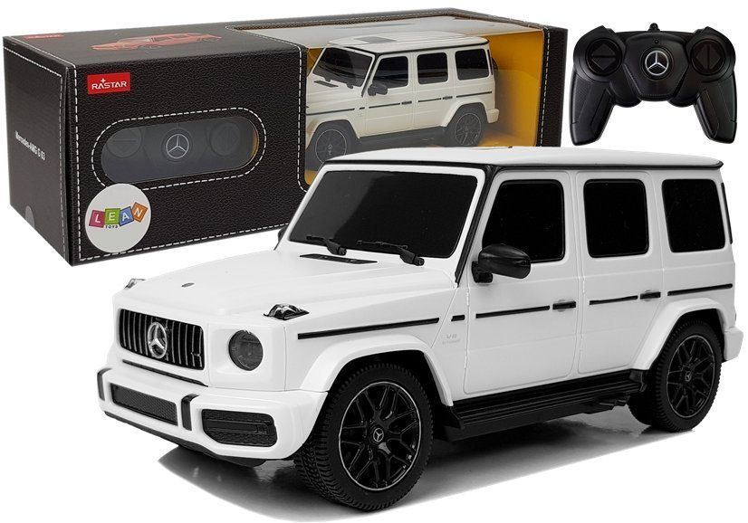 Samochód Lean Mercedes AMG G63 Zdalnie Sterowany R/C 1:24 Biały 2.4 G (7534)
