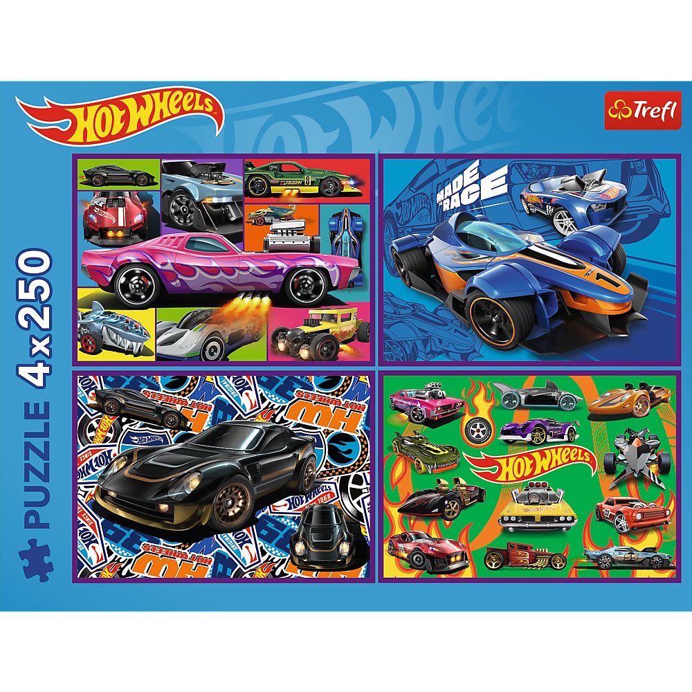 Puzzle Trefl Hot Wheels 4x250 el. (13312)