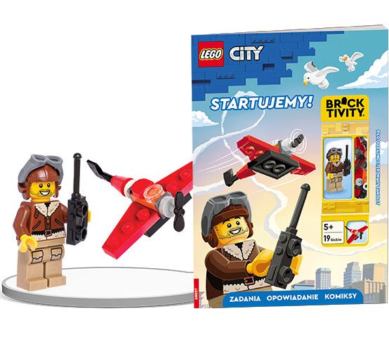 Książka dla dzieci Ameet LEGO® City. Startujemy! (LNC 6032)