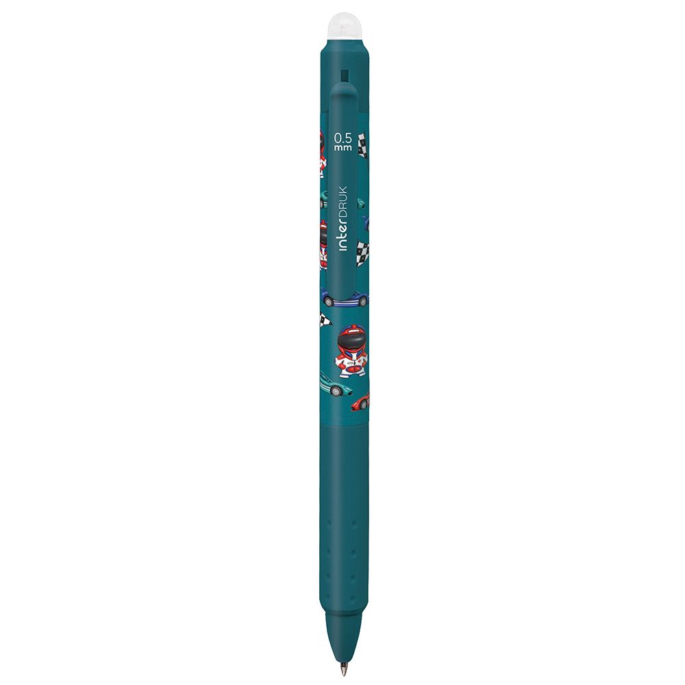 Długopis wymazywalny YUHU z gripem niebieski 0,7mm Interdruk (żelowy)
