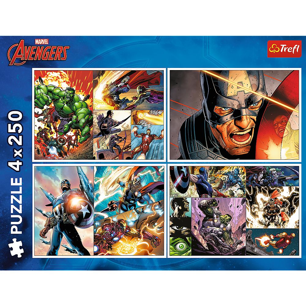 Puzzle Trefl Avengers 4x250 el. (13309)