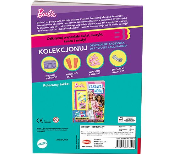 Książeczka edukacyjna Ameet Barbie™. Zabawa modą! (fla 1102)