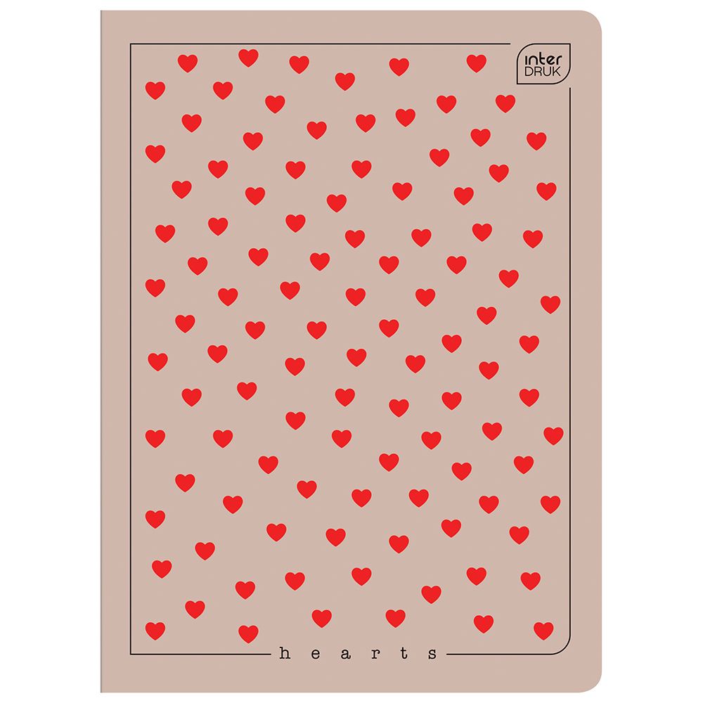 Zeszyt Interdruk UV HEARTS A5 60# A5 60k. 70g krata (5902277326775)