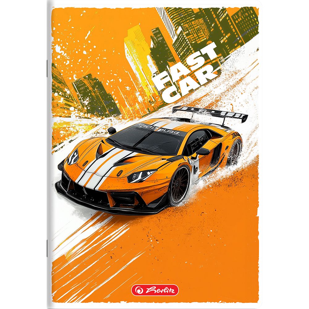 Zeszyt Herlitz Fast Car A5 16k. 70g krata (400196833)