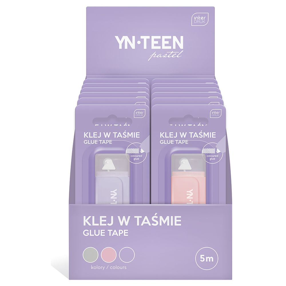 Klej w taśmie Pastel 5902277312150 5m Interdruk (IKLTAŚPAS)