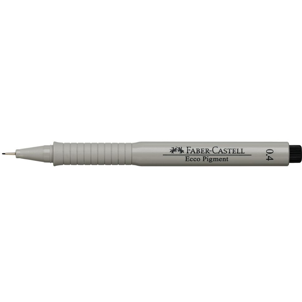 Cienkopis kreślarski Ecco Pigment czarny 0,4mm 1kol. Faber Castell (FC166499)