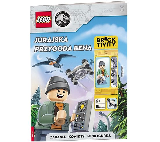 Książeczka edukacyjna Ameet LEGO® Jurassic World™. Jurajska przygoda Bena (LNC 6208)