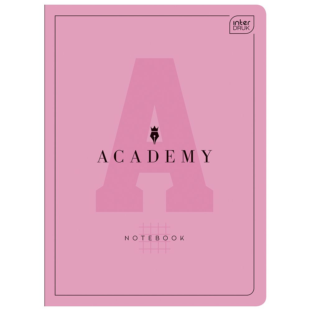 Zeszyt Hybrid Academy A5 60k. 90g krata Interdruk