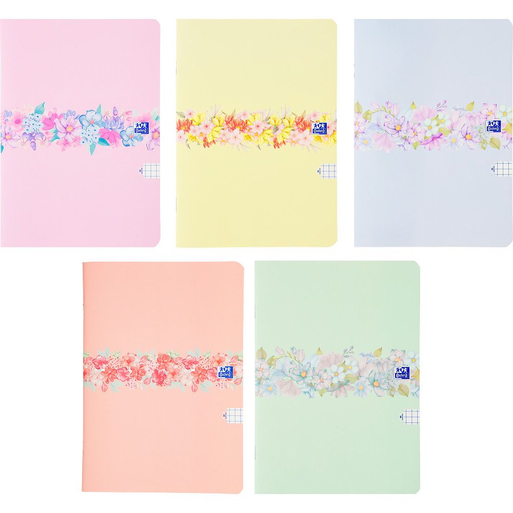 Zeszyt Oxford FLOWERS A5 60k. 90g krata (400181450)