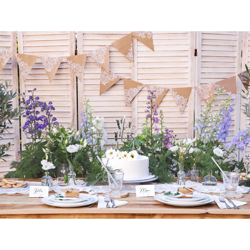 Girlanda Partydeco Flagietki, kraft, 2,1 m (FLG17)