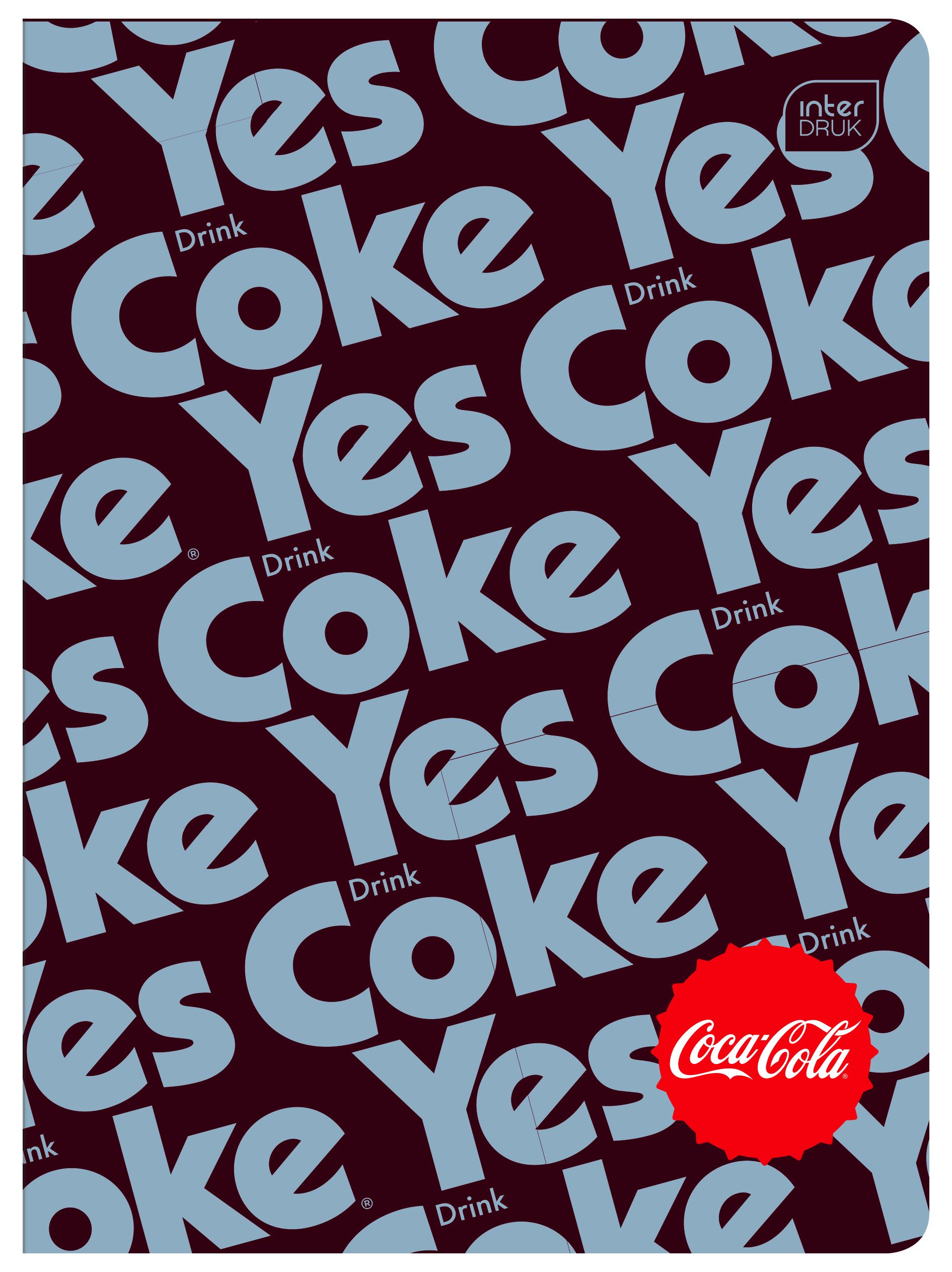 Zeszyt Interdruk HYBRID COCA COLA A5 60k. 70g krata