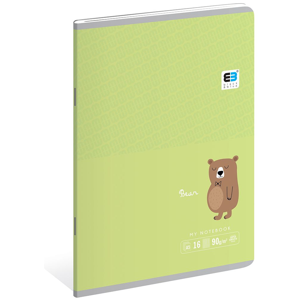 Zeszyt B&B KIDS PASTEL A5 16k. krata Interdruk (ZE16#B&BP)