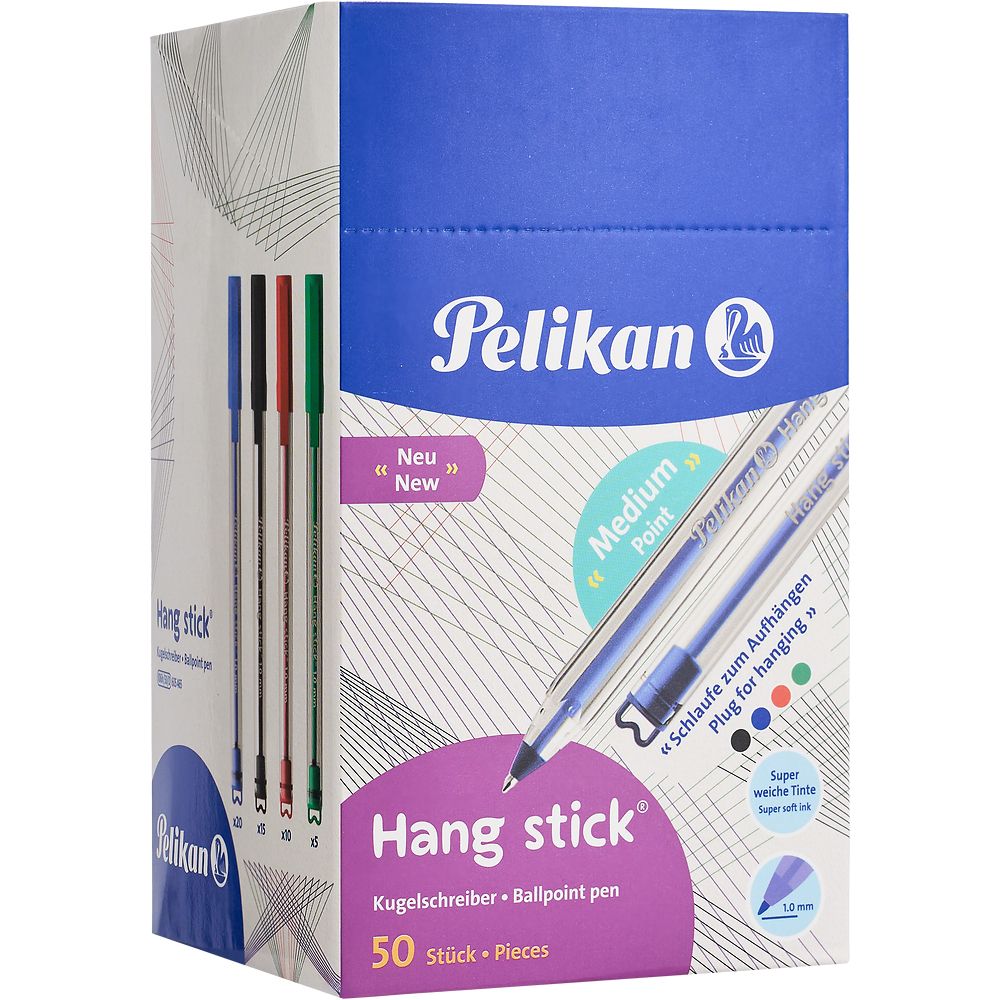 Długopis Hang Stick K86 niebieski 1,0mm Pelikan (400197414)