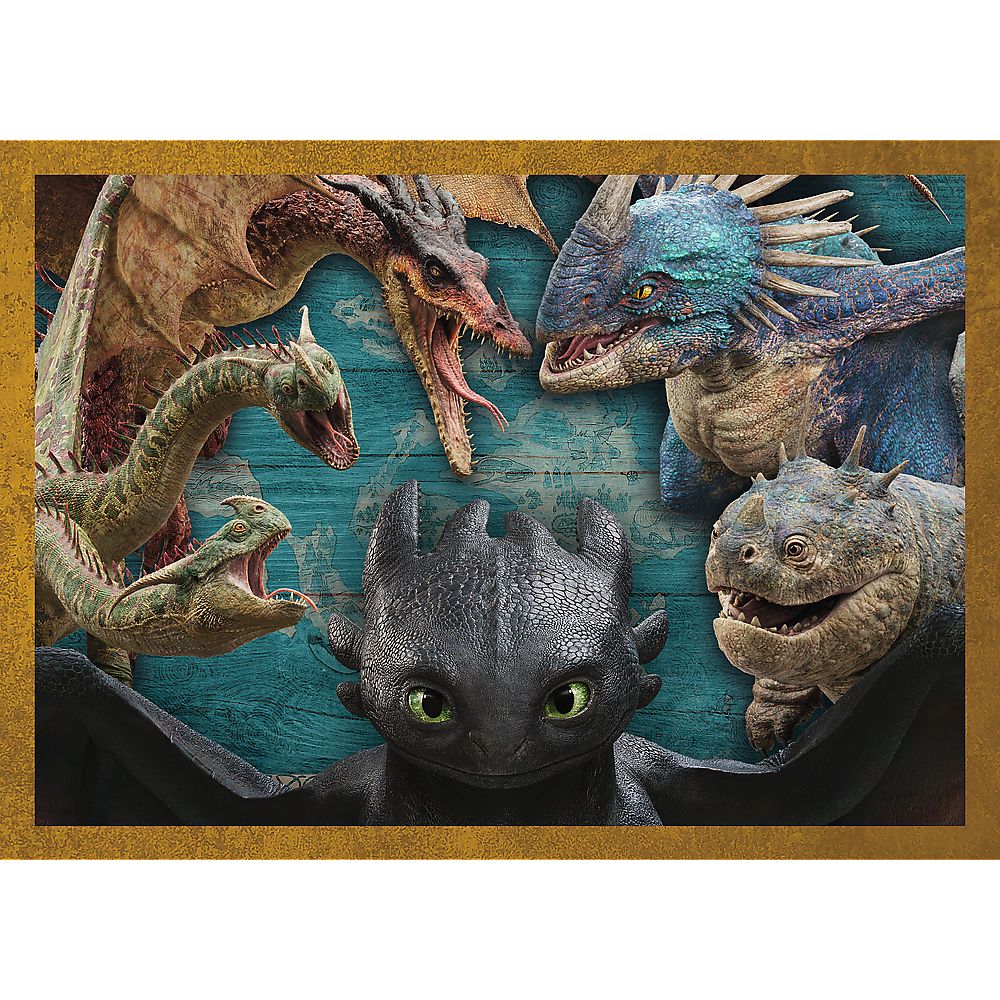 Puzzle Jak Wytresowac Smoka Podróże 4w1 el. Trefl (34678)