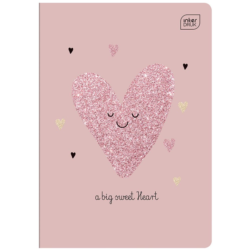 Zeszyt Interdruk GLITTER A5 16k. 70g linia (ZE16K=GLI)