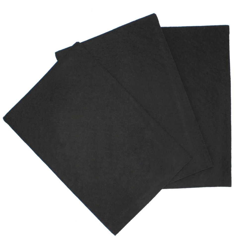 Ozdoba filcowa Craft with Fun 20x30x5szt brąz 20x30 (439312)
