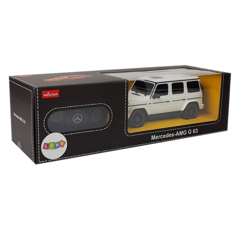 Samochód Lean Mercedes AMG G63 Zdalnie Sterowany R/C 1:24 Biały 2.4 G (7534)