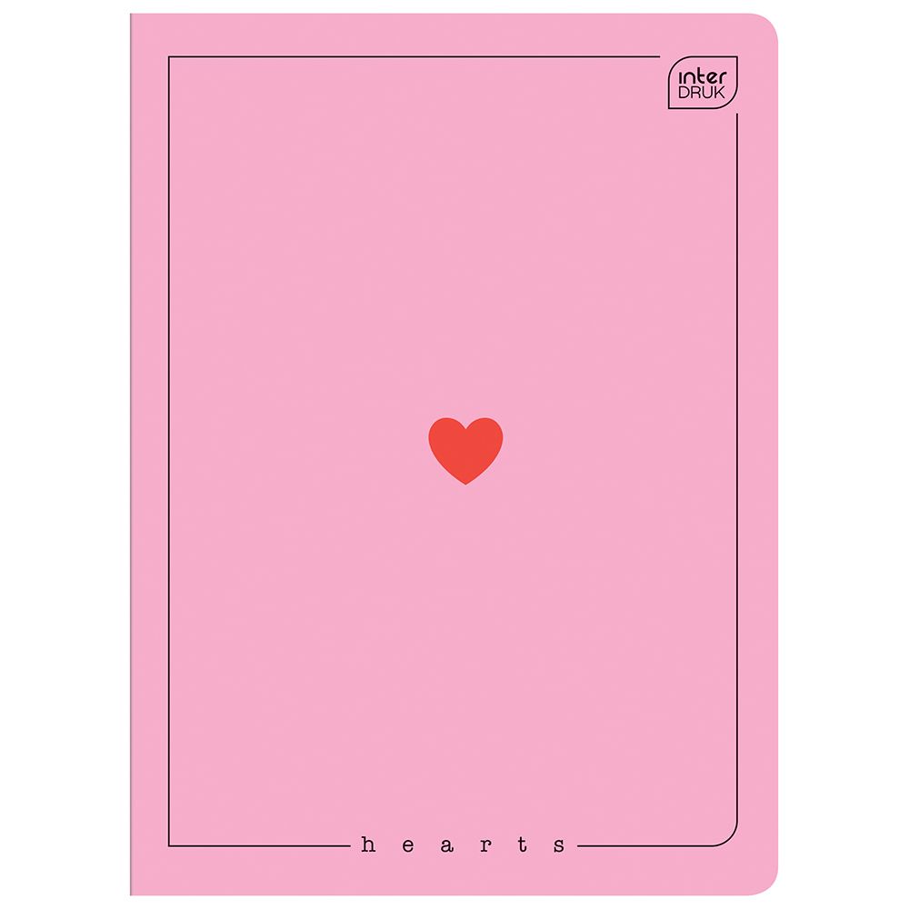 Zeszyt Interdruk UV HEARTS A5 60# A5 60k. 70g krata (5902277326775)