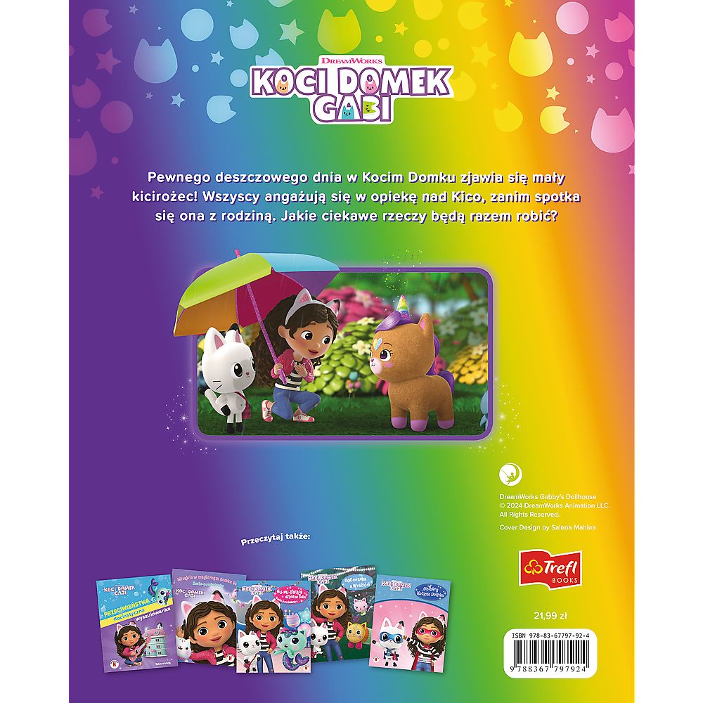 Kolorowanka Trefl Gabby Koci Domek Gabi. Poznajcie Kicirożca (Ks79792)