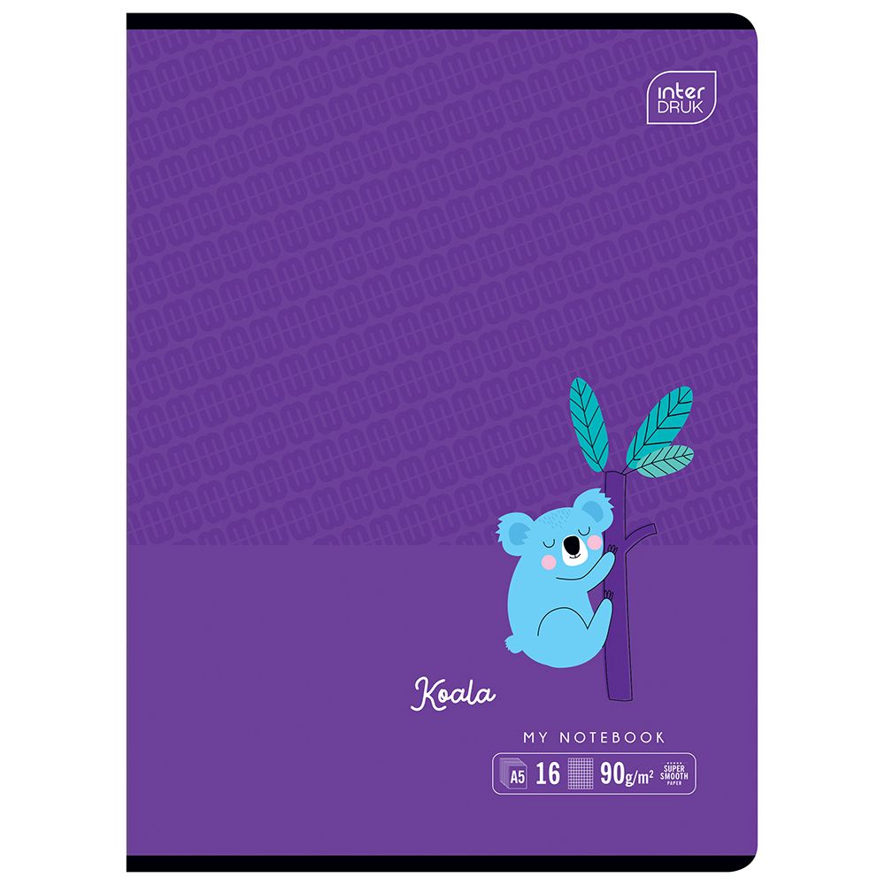 Zeszyt Interdruk B&B KIDS A5 16k. 90g krata