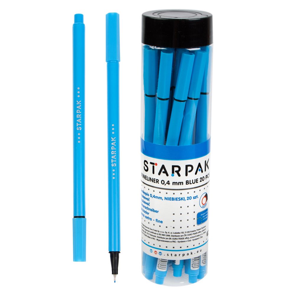 Cienkopis Starpak Office niebieski 0,4mm 1kol. (433042)