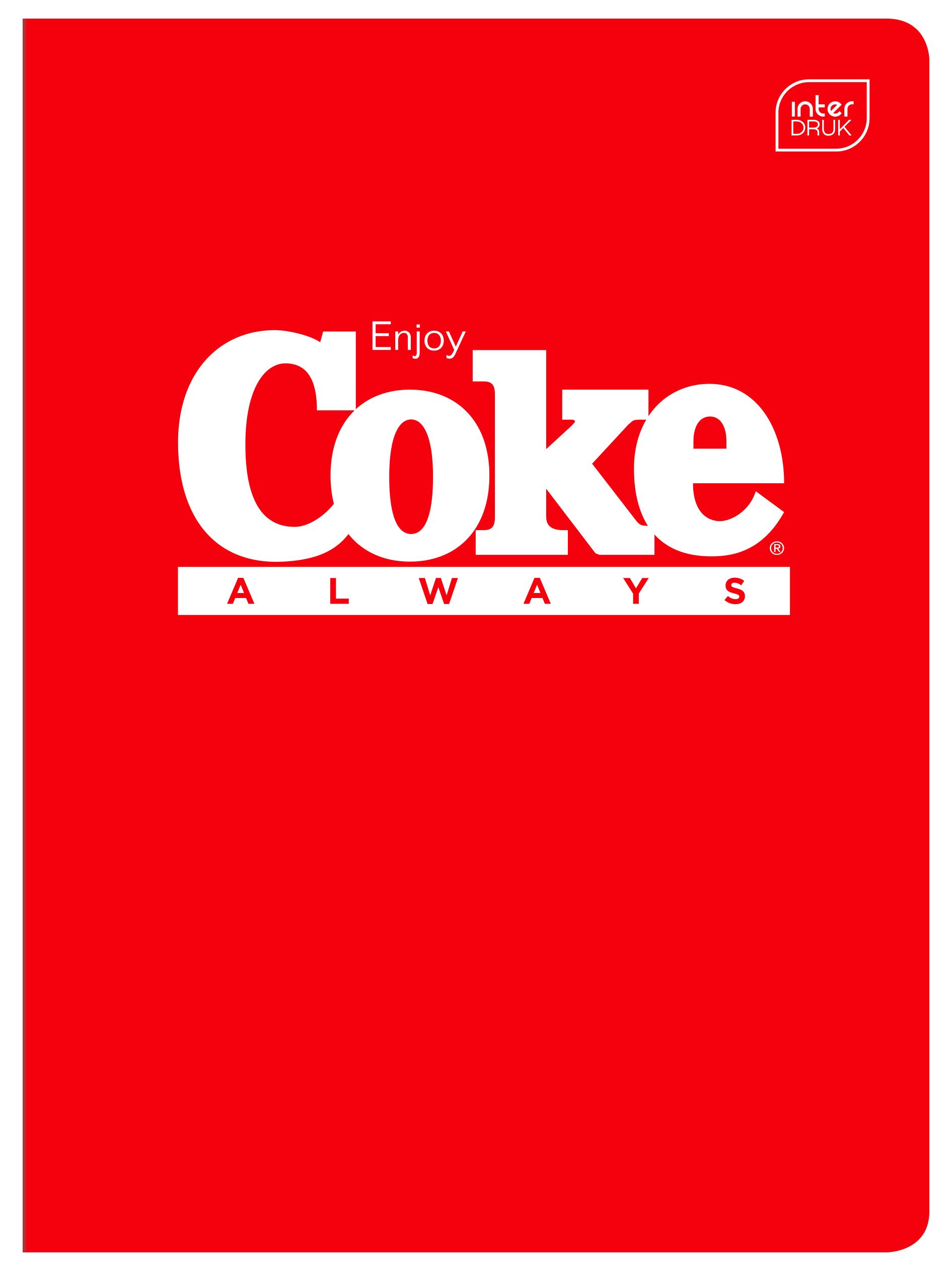 Zeszyt Interdruk HYBRID COCA COLA A5 60k. 70g krata