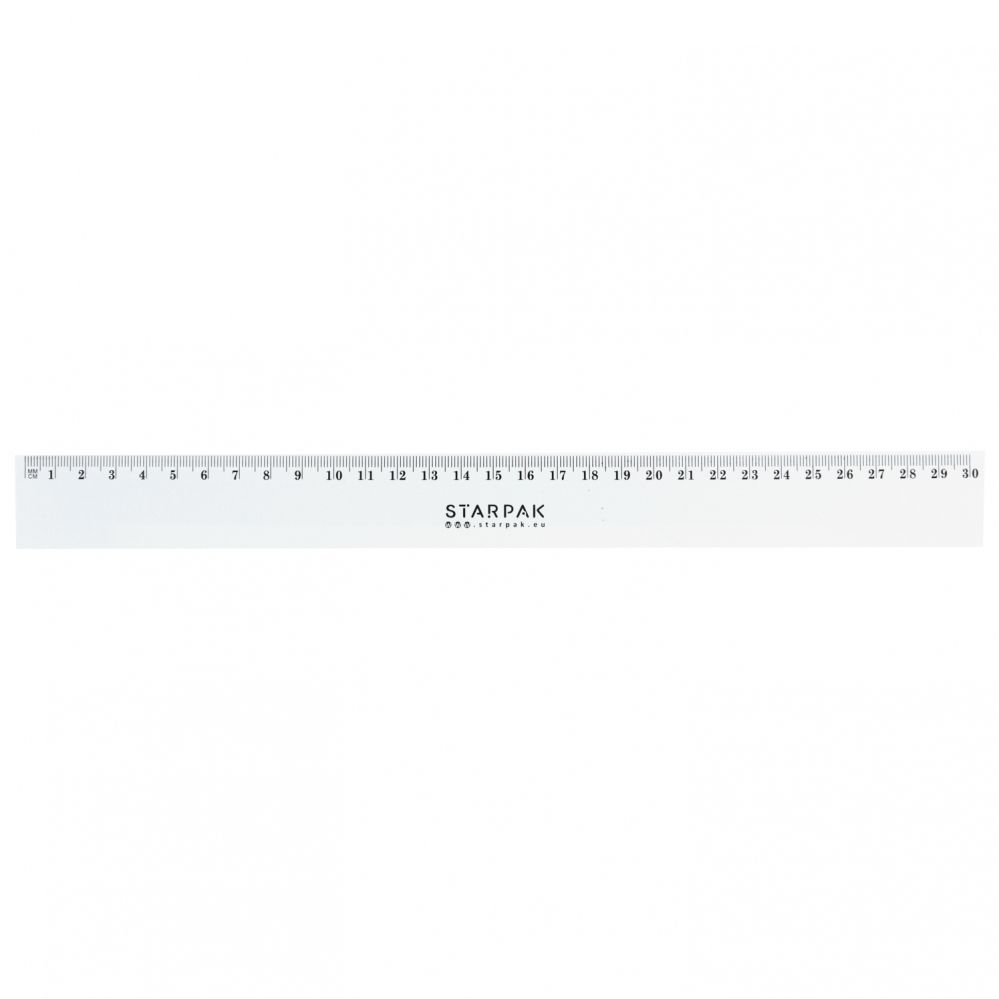 Linijka plastikowa Starpak 30cm (472867)