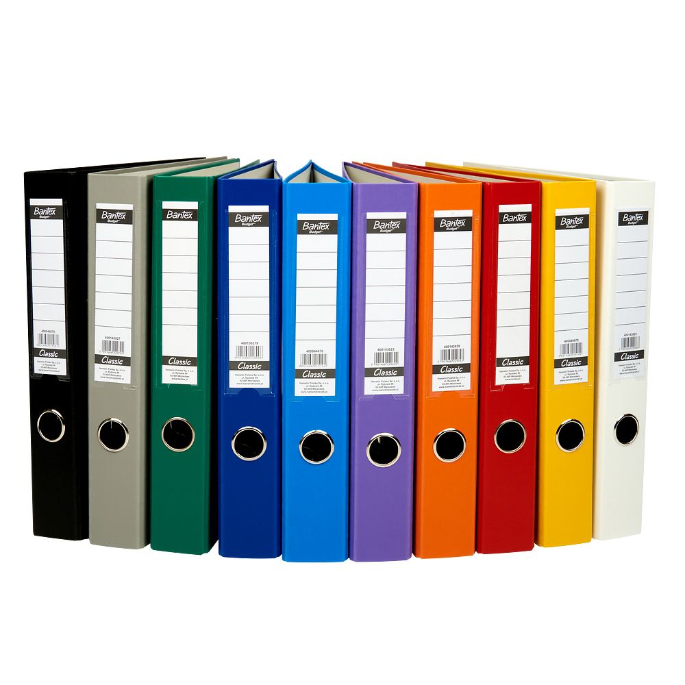 Segregator dźwigniowy Bantex Classic A4 5 cm czerwony (400044673)