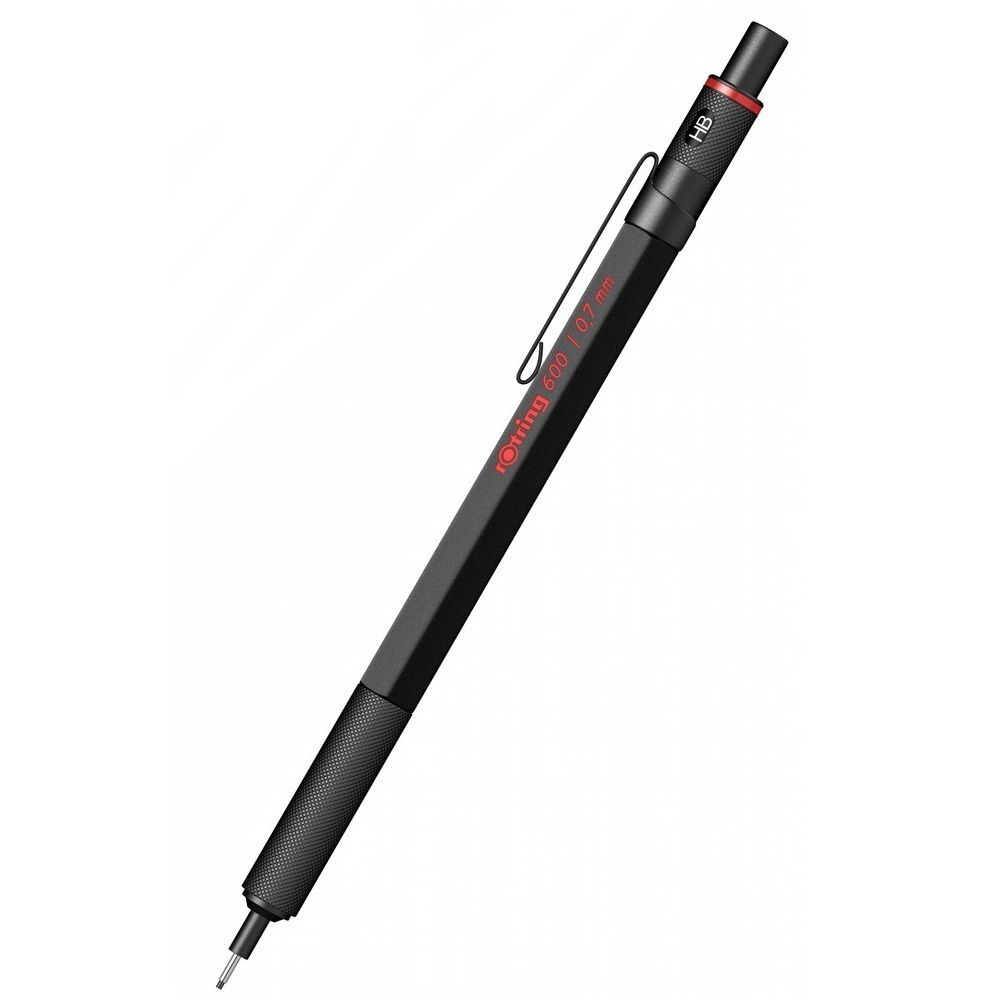 Ołówek automatyczny Rotring 600 czarny 0,7mm (1904442)