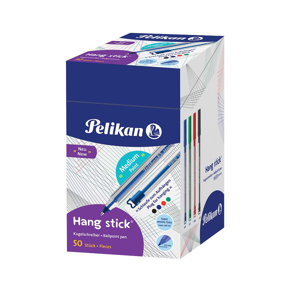Długopis Hang Stick K86 niebieski 1,0mm Pelikan (400197414)