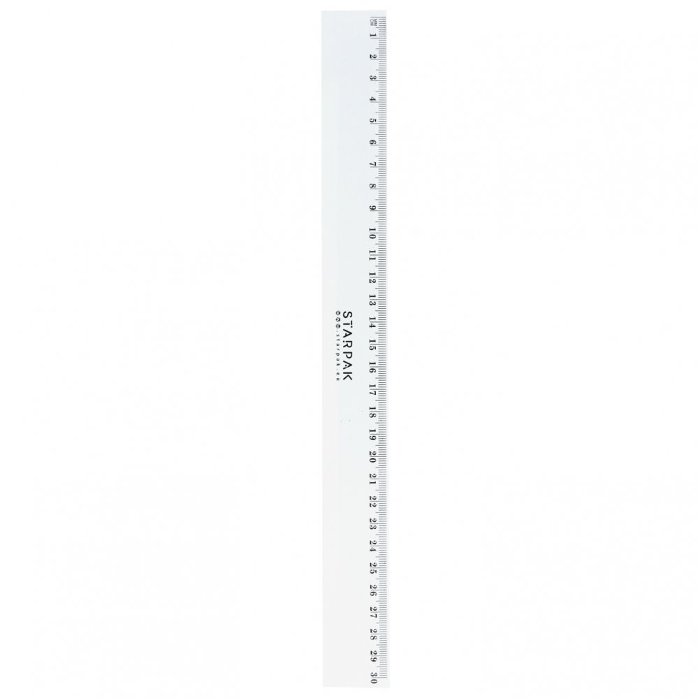 Linijka plastikowa Starpak 30cm (472867)