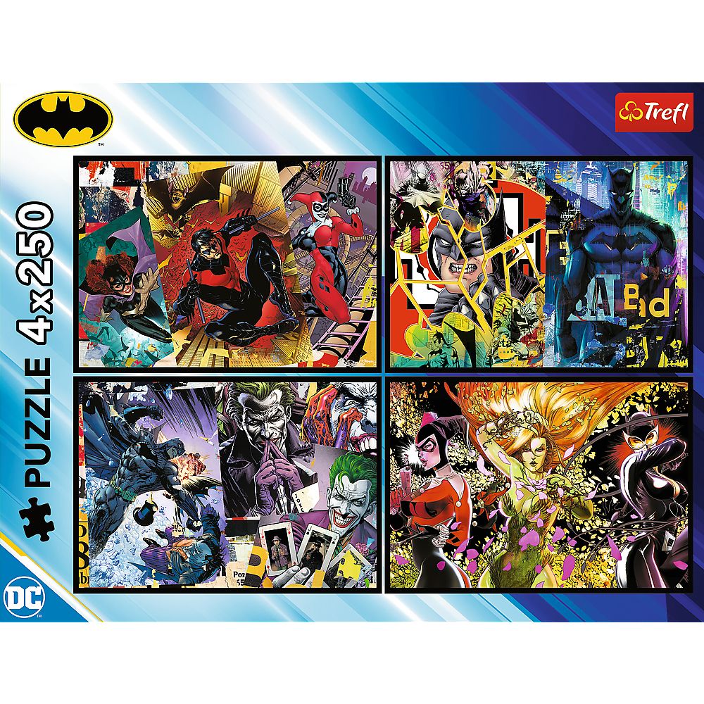 Puzzle Trefl Batman 4x250 el. (13310)