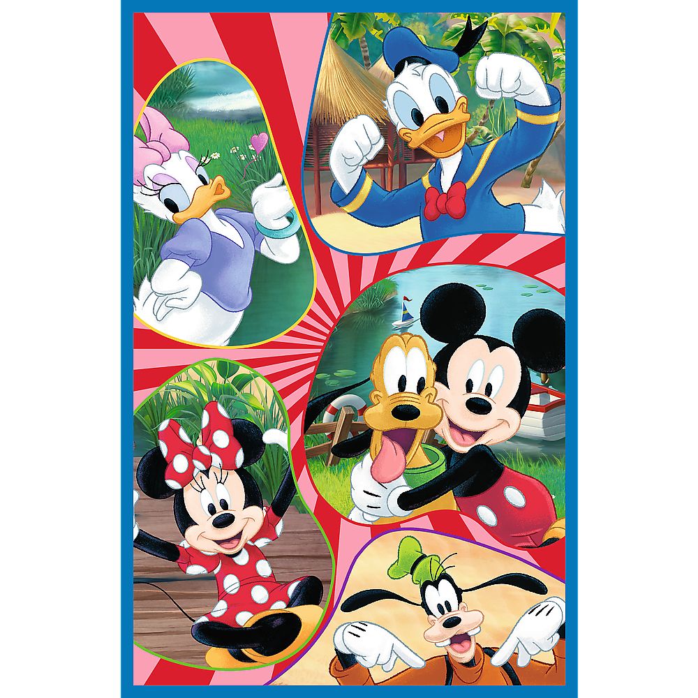 Puzzle Myszka Miki Ekipa Myszki Miki 3x80 el. Trefl (34887)