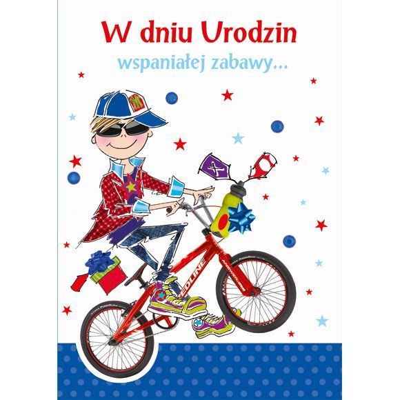 Kartka składana Pol-mak Imieniny B6 (B6LUX)