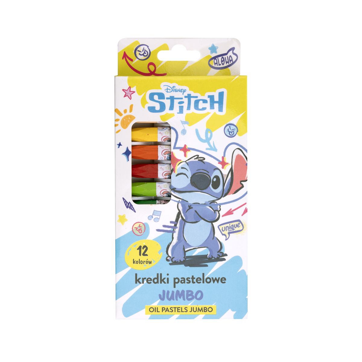 Pastele olejne Beniamin Stitch 12 kol.