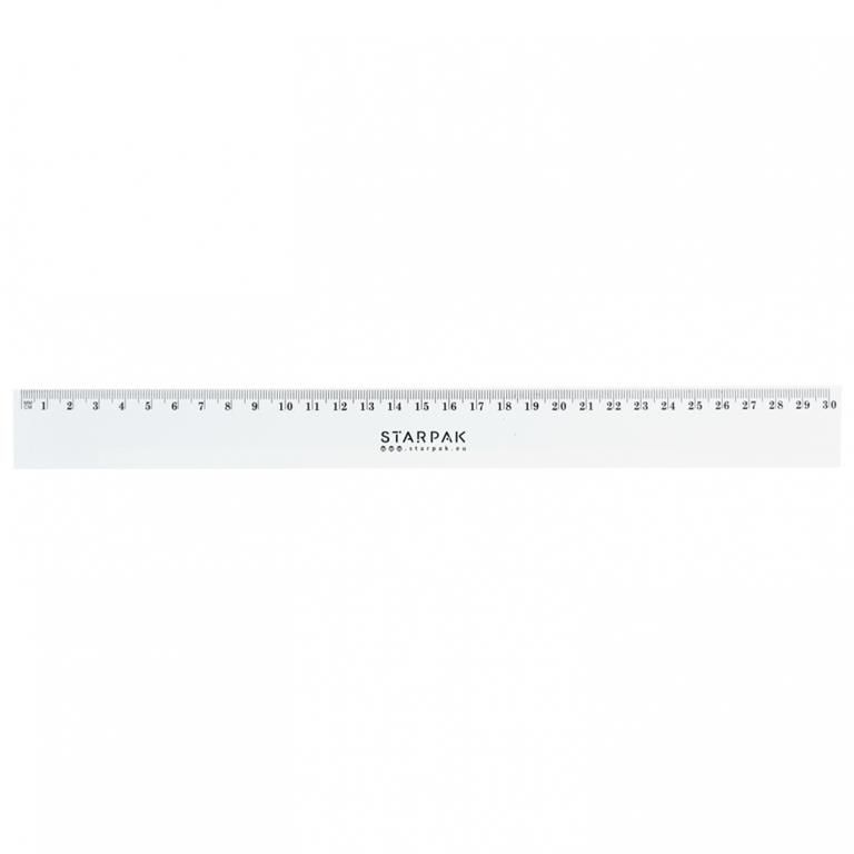Linijka plastikowa Starpak 30cm (472867)