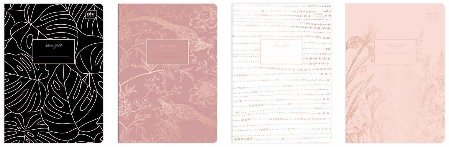 brulionA6 96# metelic Rose Gold