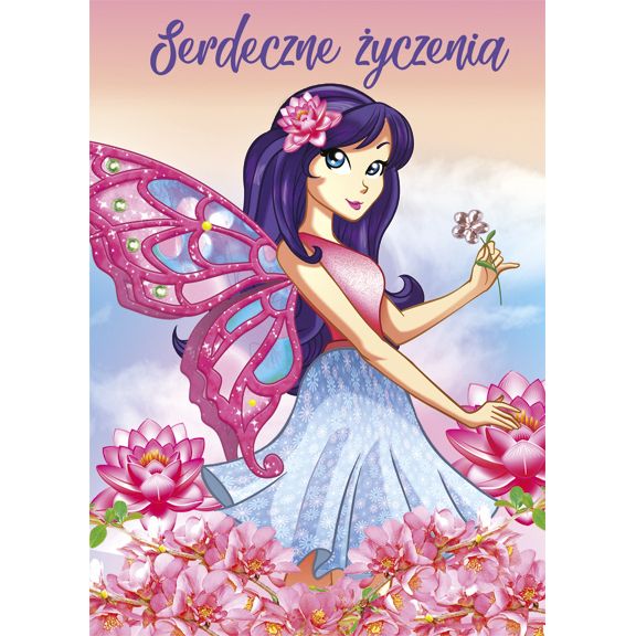 Kartka składana Pol-mak Imieniny B6 (B6LUX)