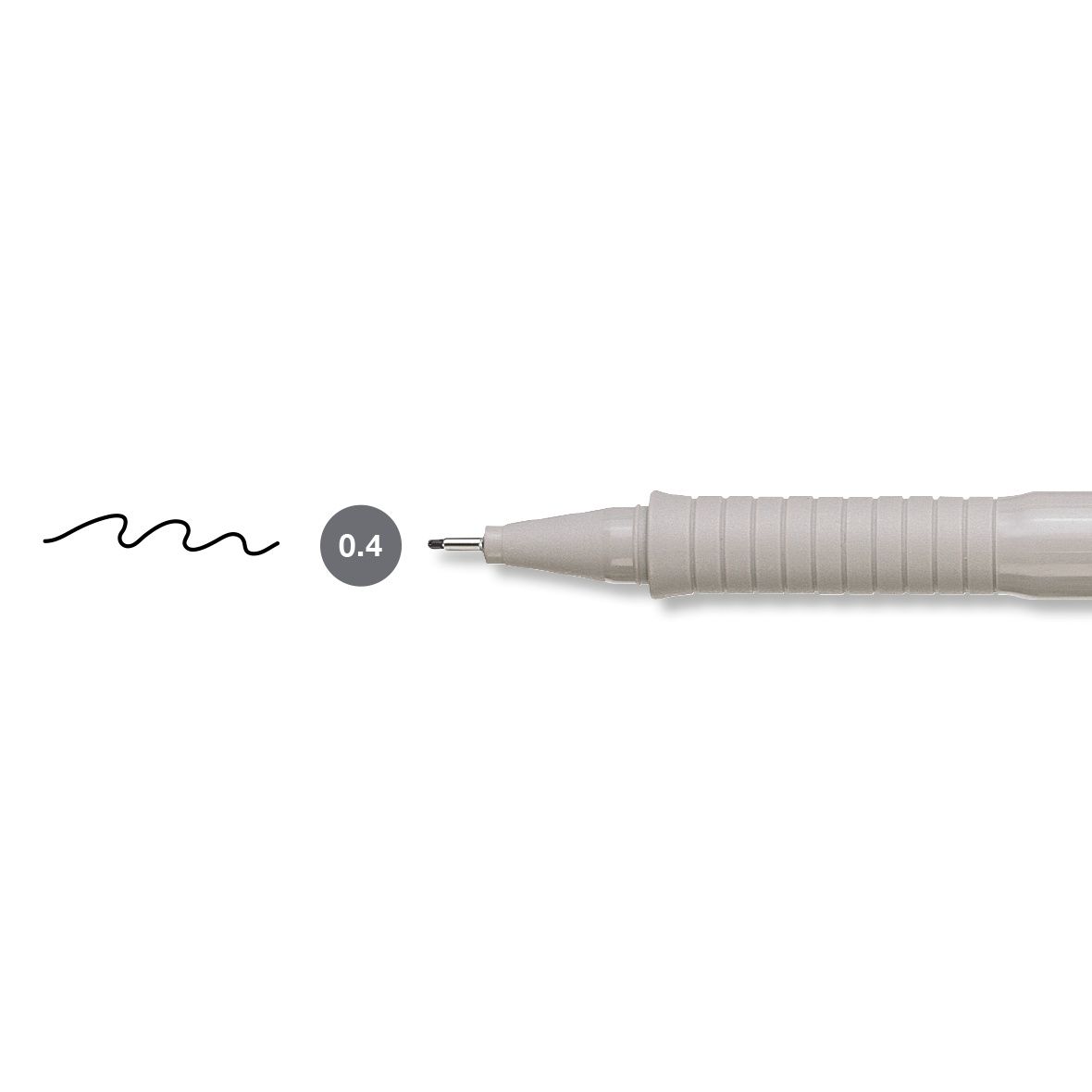 Cienkopis kreślarski Ecco Pigment czarny 0,4mm 1kol. Faber Castell (FC166499)