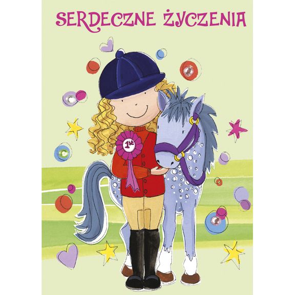 Kartka składana Pol-mak Imieniny B6 (B6LUX)