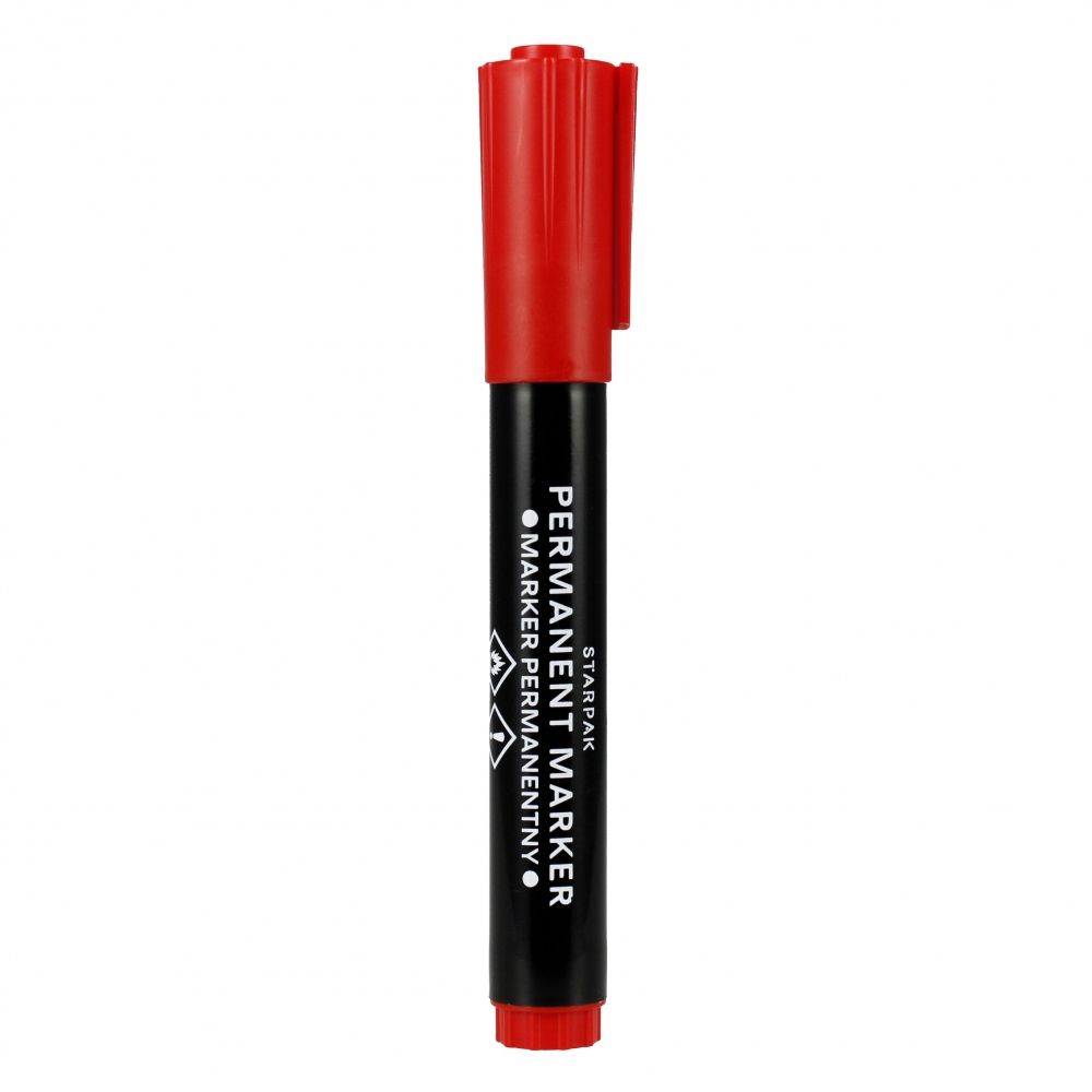 Marker permanentny Starpak mix okrągła końcówka (524575)