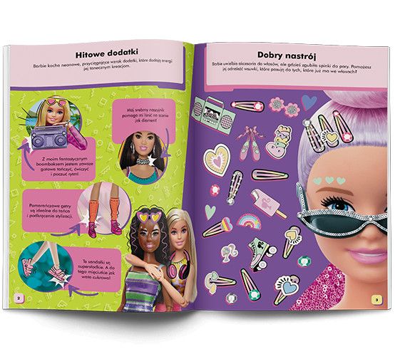 Książeczka edukacyjna Ameet Barbie™. Zabawa modą! (fla 1102)
