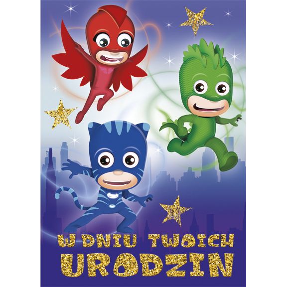 Kartka składana Pol-mak Imieniny B6 (B6LUX)