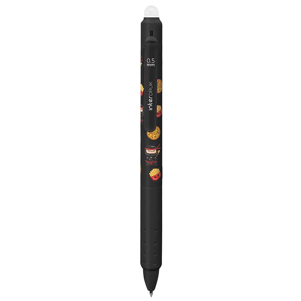 Długopis wymazywalny YUHU z gripem niebieski 0,7mm Interdruk (żelowy)